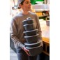 6 boîtes à compartiment avec couvercle de 1.5 litres